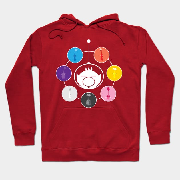 The Circle of Sprouts Hoodie by sparkmark